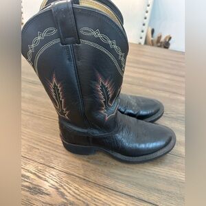 Cavender's Black Western Boots‎ Size 8 D Great Condition
